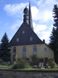 Außenansicht Kirche Mülsen St. Niclas