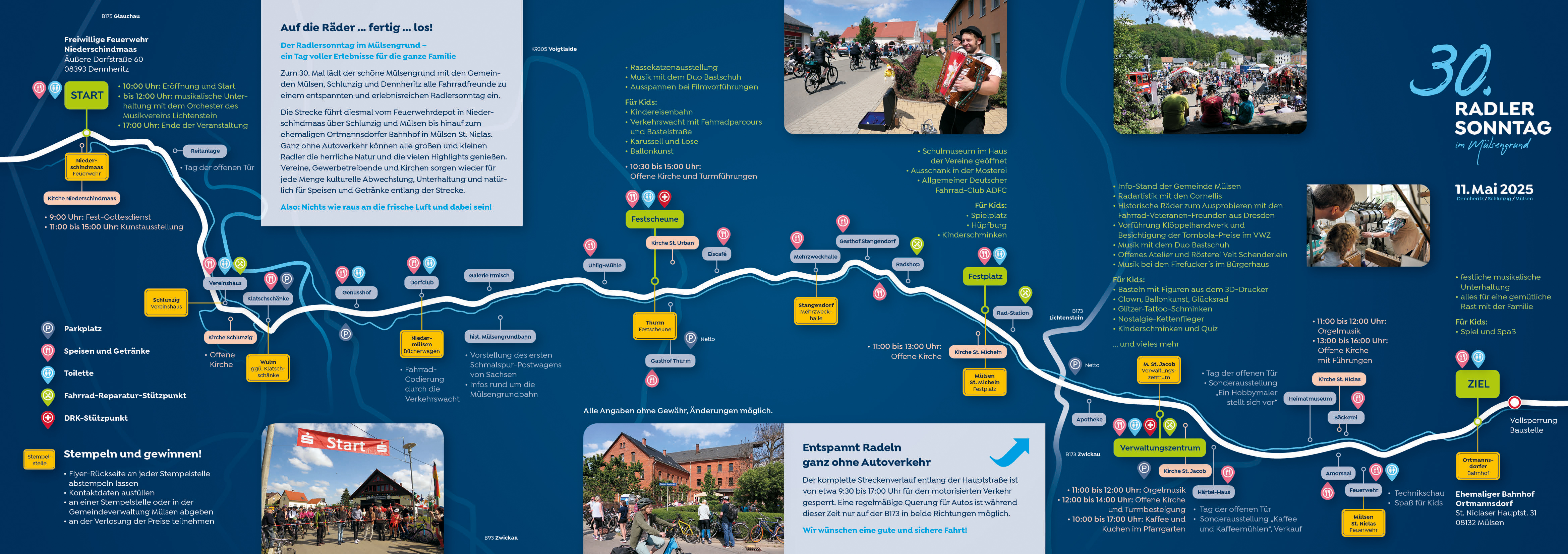 Radlersonntag Flyer 2025