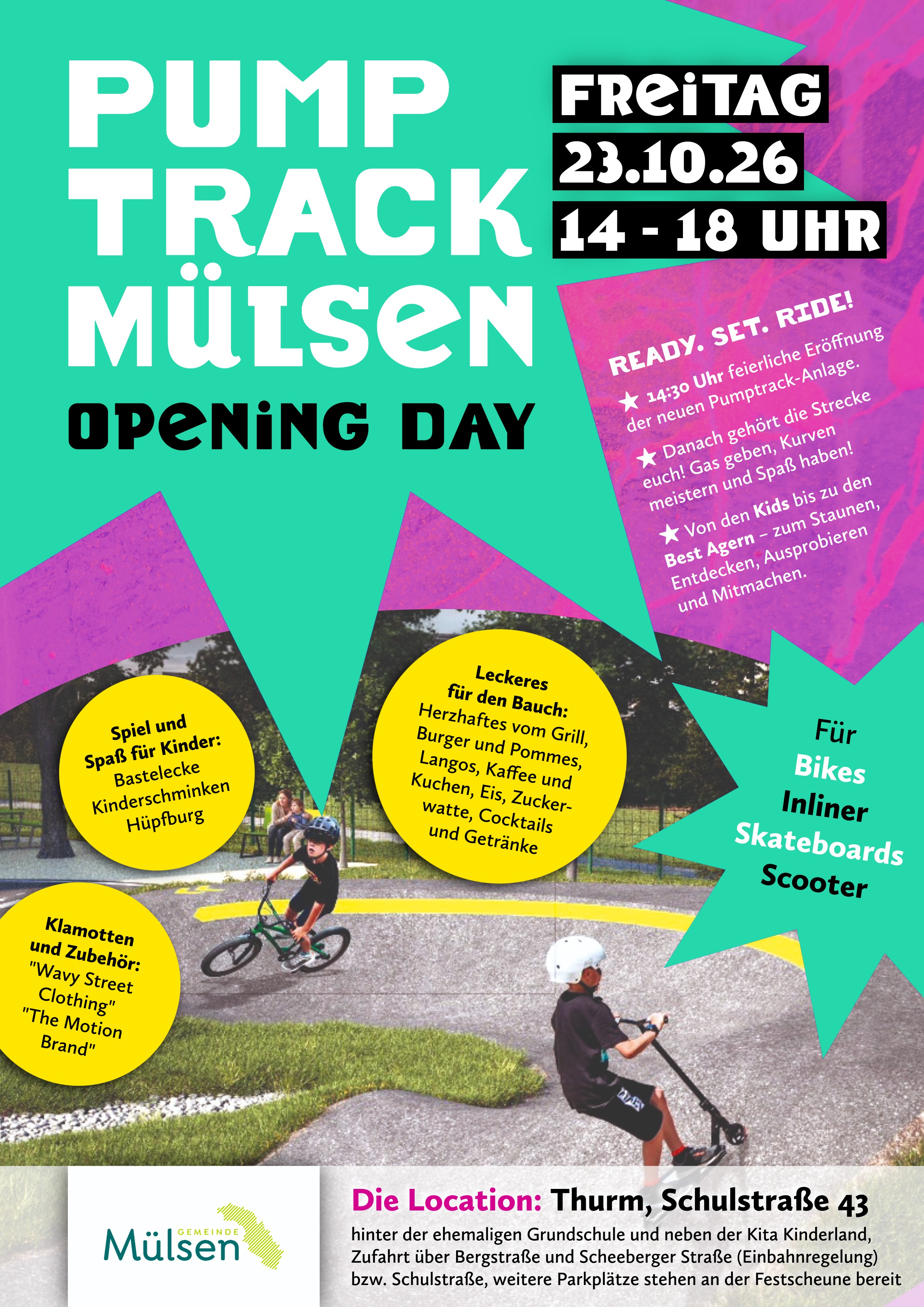 Plakat Pumptrack Opening Day