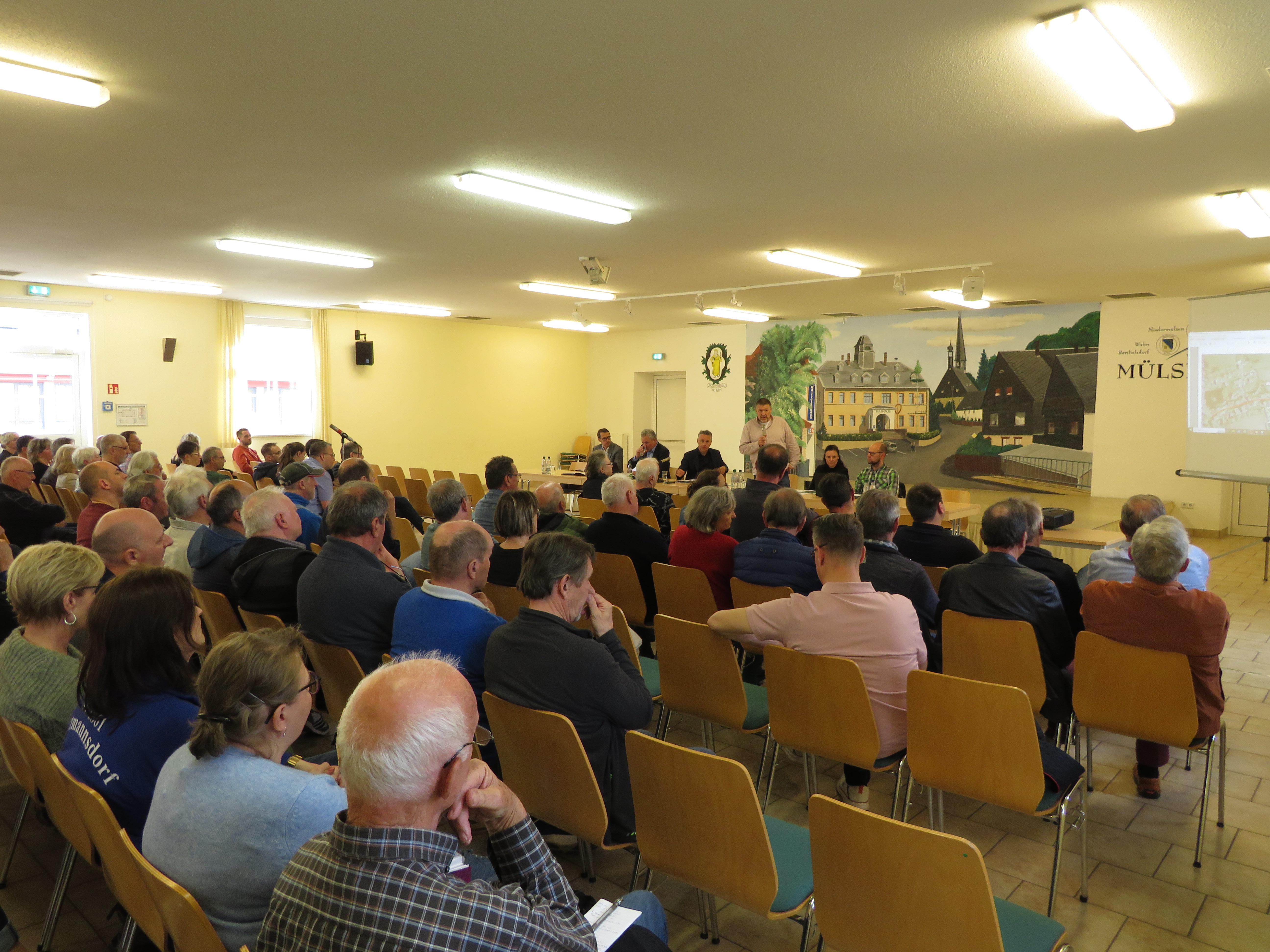 Veranstaltung in der Vereinshalle